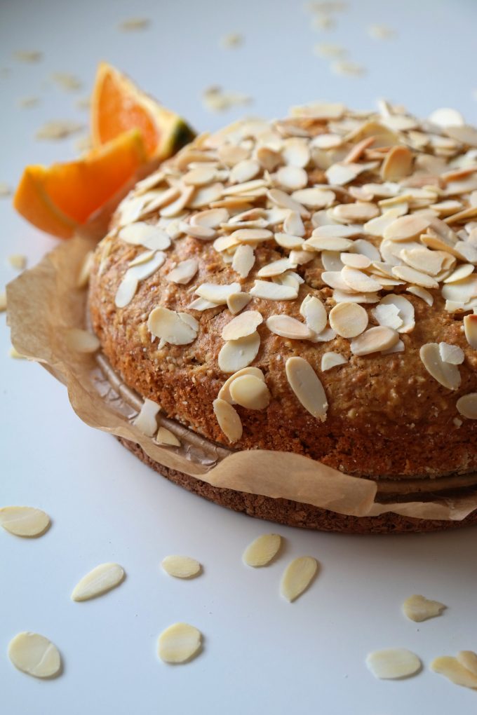 Mandel-Orangen Kuchen – Vegane Küche
