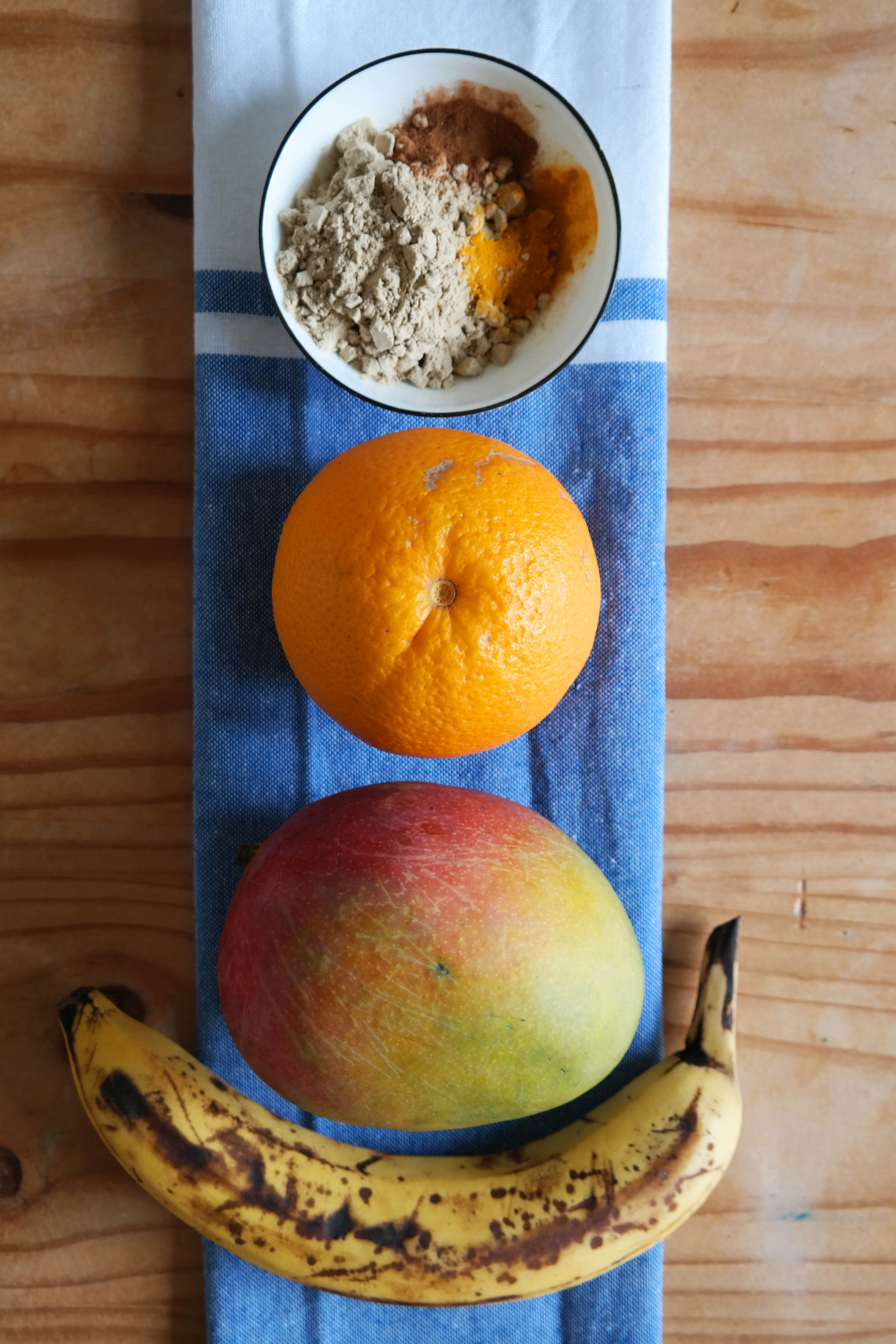 Rezept Mango-Orangen Smoothie mit Zimt & Kurkuma Vegan