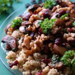Rezept Walnuss-Pilz Couscous mit Cranberries Vegan