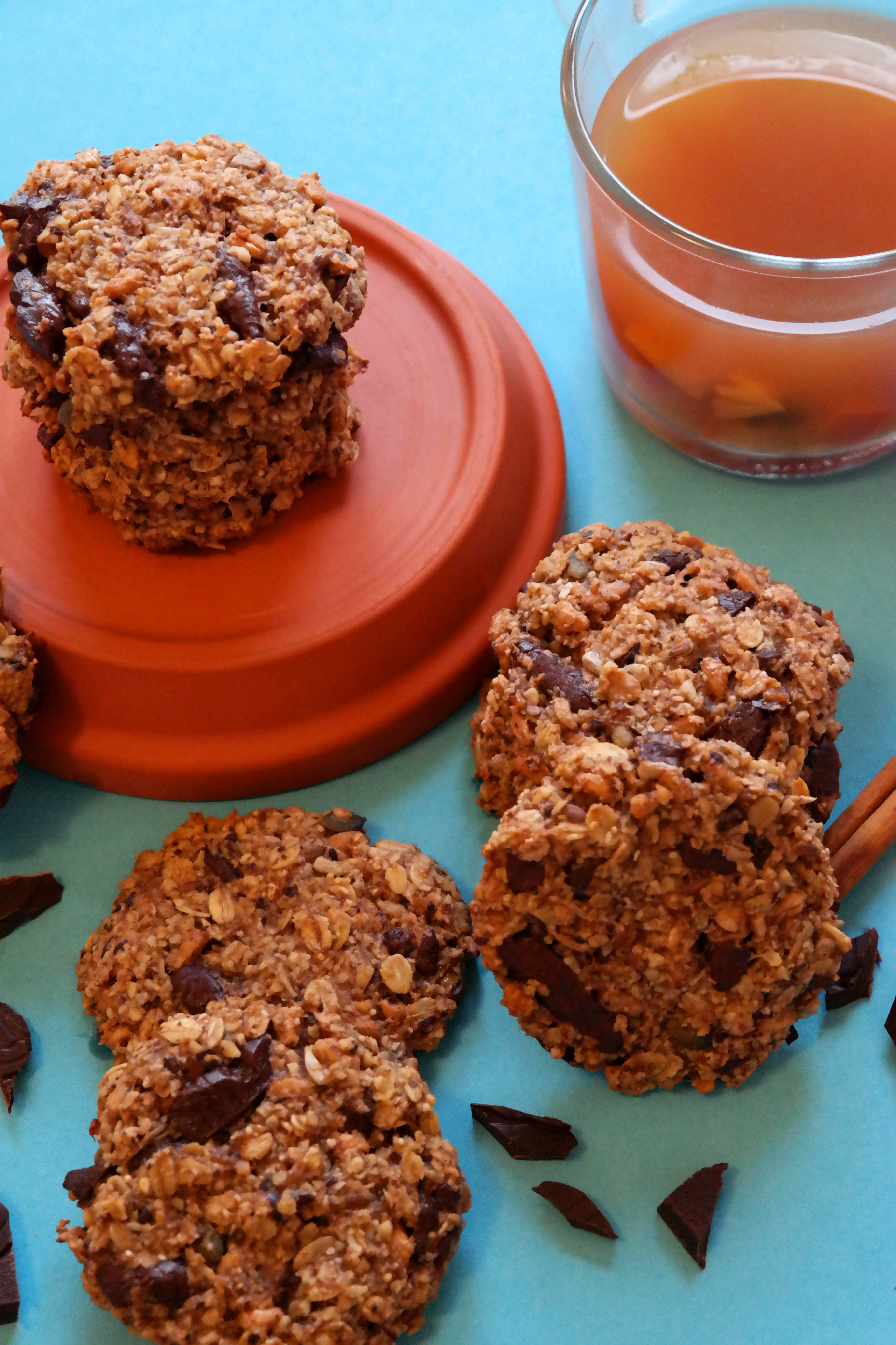 Hafer Cookies mit Schoko-Chunks! – Vegane Küche